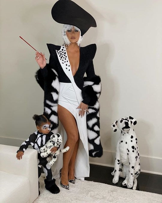 Khloe Kardashian is Cruella DeVil