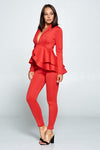 Hot Peplum Suit